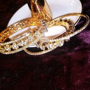 Bracelet set gold plated new